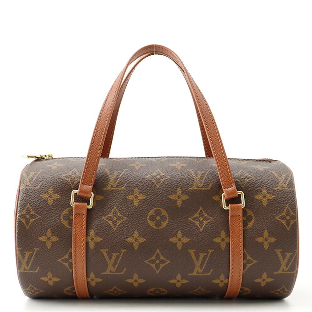 LOUIS VUITTON Authentic Brown Monogram Papillon 26 Boston Bag
